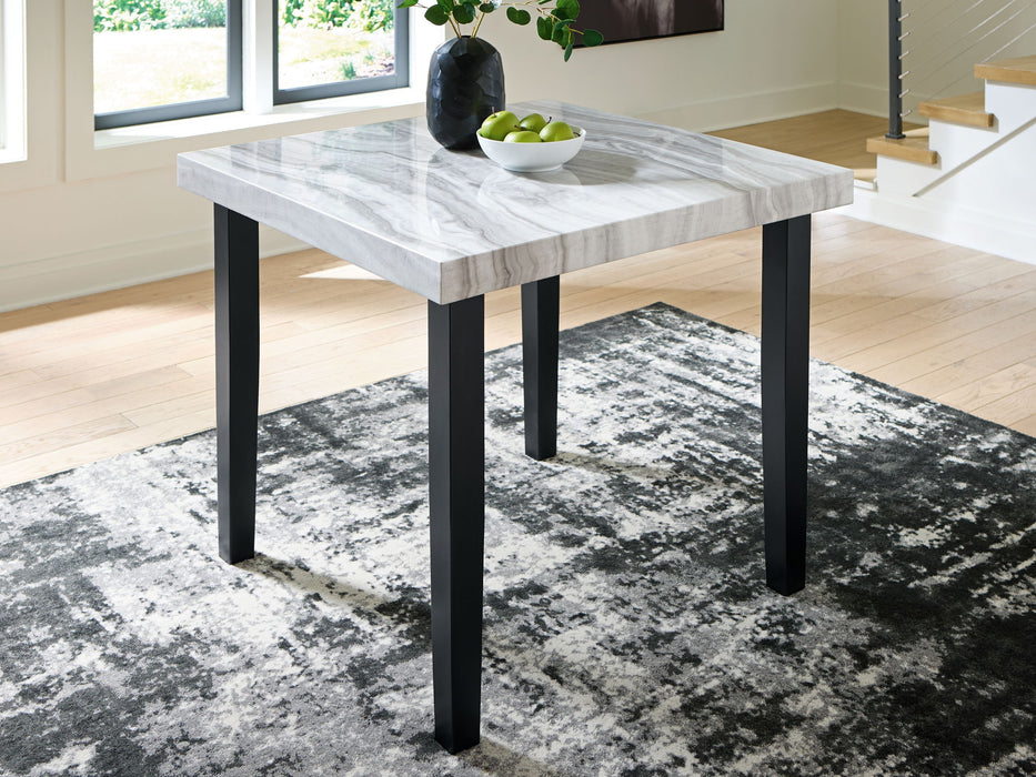 Mervannie - Square Dining Room Counter Table - Gray / Black – Counter Tables by Signature Design by Ashley® at Furniture Wholesale Plus , Nashville furniture store
