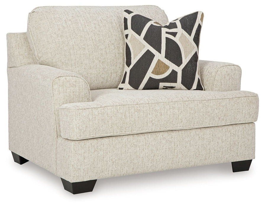 Heartcort - Living Room Set – Stationary Chair & Ottoman by Benchcraft® at Furniture Wholesale Plus , Nashville furniture store