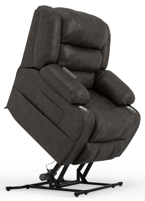 Tucker - Power Lift Recliner With Heat & Massage - Steel – Lift Chairs by Catnapper at Furniture Wholesale Plus , Nashville furniture store
