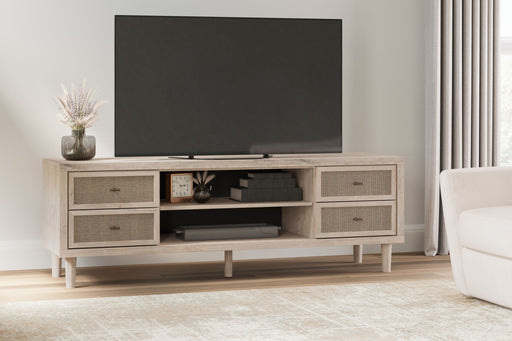 Cielden - Extra Large TV Stand - Two-tone – TV Stands by Signature Design by Ashley® at Furniture Wholesale Plus , Nashville furniture store