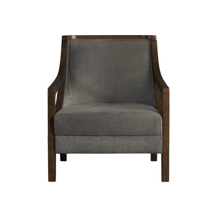 Hopkins - Accent Chair With Brown Frame – Accent Chairs by Elements International at Furniture Wholesale Plus , Nashville furniture store