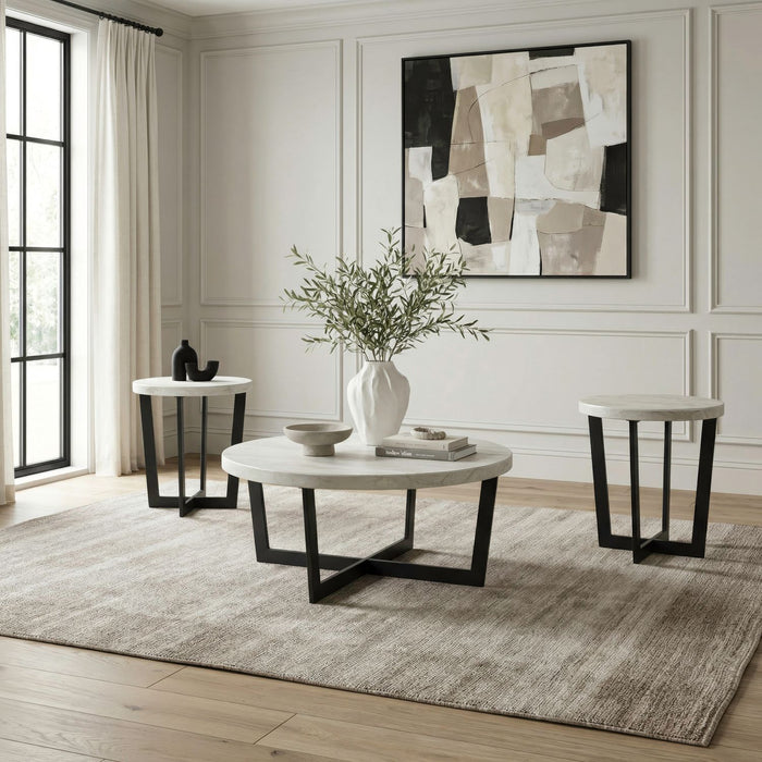 Pierce - 3 Piece Set (Cocktail Table And 2 End Tables) - Black – Table Sets by Liberty Furniture at Furniture Wholesale Plus , Nashville furniture store