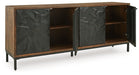 Dorannby - Accent Cabinet - Black / Brown – Accent Cabinets by Signature Design by Ashley® at Furniture Wholesale Plus , Nashville furniture store