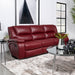 Camila Upholstered Motion Reclining Sofa Red Faux Leather - Premium Sofa from Coaster Z2 Standard - Just $798! Shop now at Furniture Wholesale Plus  We are the best furniture store in Nashville, Hendersonville, Goodlettsville, Madison, Antioch, Mount Juliet, Lebanon, Gallatin, Springfield, Murfreesboro, Franklin, Brentwood