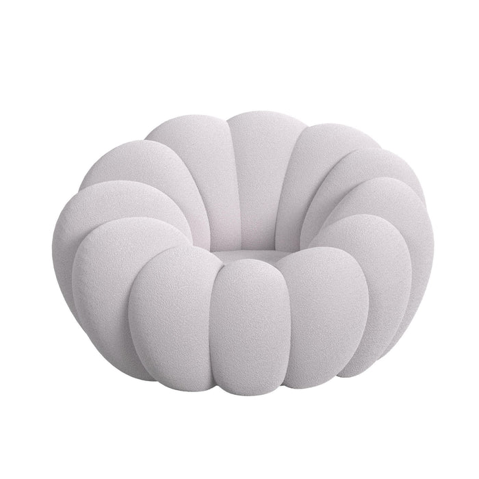 Bubble - Swivel Chair And Ottoman – Stationary Chair & Ottoman by Elements International at Furniture Wholesale Plus , Nashville furniture store