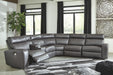 Samperstone - Power Reclining Sectional – Reclining Sectionals by Signature Design by Ashley® at Furniture Wholesale Plus , Nashville furniture store