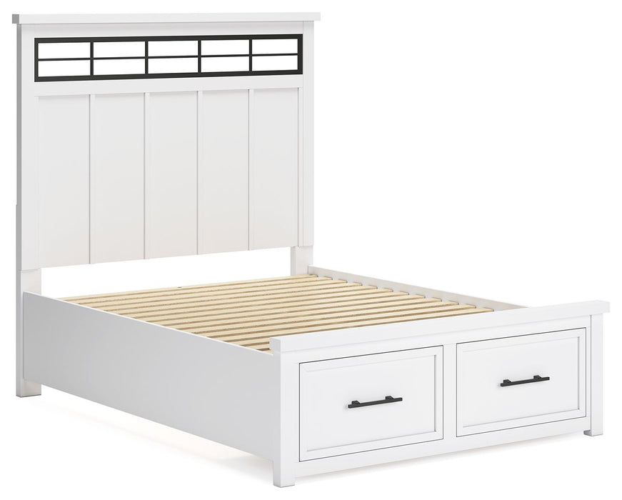 Ashbryn - Panel Storage Bed – Storage Beds by Benchcraft® at Furniture Wholesale Plus , Nashville furniture store