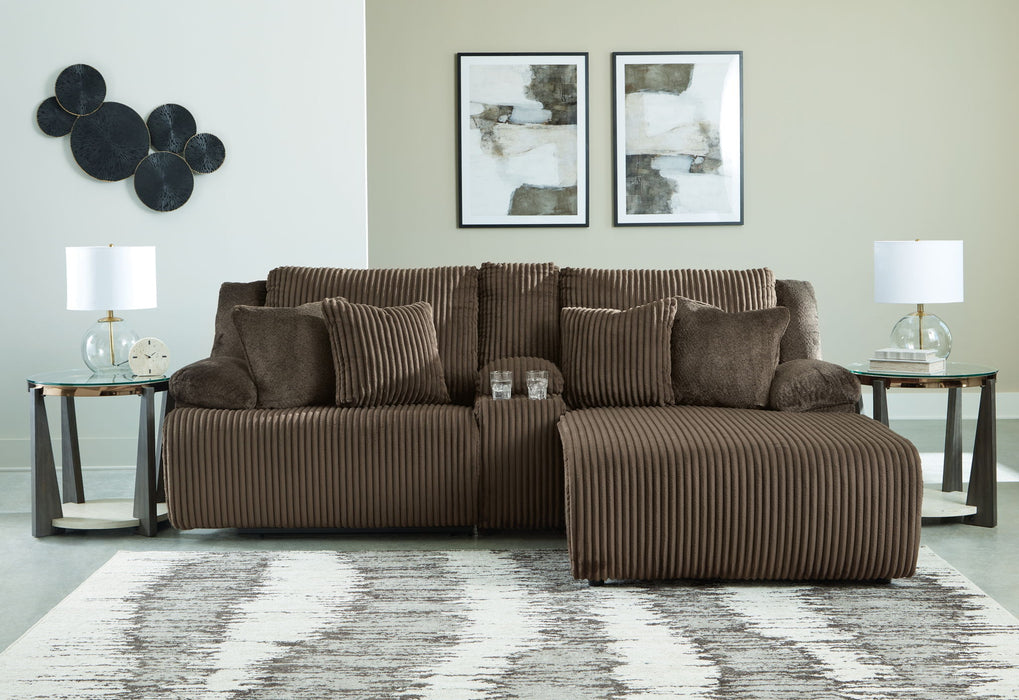 Top Tier - Reclining Sectional – Reclining Sectionals by Signature Design by Ashley® at Furniture Wholesale Plus , Nashville furniture store