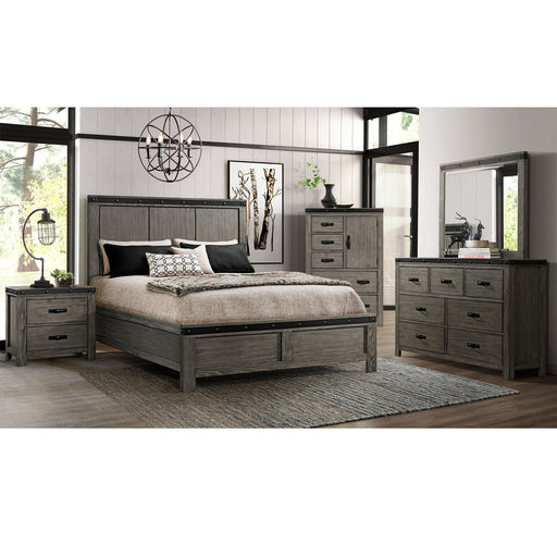 Wade - 5-Drawer Gentlemen Chest - Black Finish – Gentleman’s Chests by Elements International at Furniture Wholesale Plus , Nashville furniture store