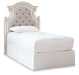 Realyn - Twin UPH Panel Headboard - Chipped White – Panel Headboards by Signature Design by Ashley® at Furniture Wholesale Plus , Nashville furniture store