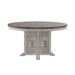 River Place - Pedestal Table - Riverstone White & Tobacco – Dining Tables by Liberty Furniture at Furniture Wholesale Plus , Nashville furniture store