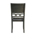 Amherst - Dining Side Chair With Fabric Cushion Side Stretcher (Set of 2) - Gray Finish – Chair Sets by Elements International at Furniture Wholesale Plus , Nashville furniture store