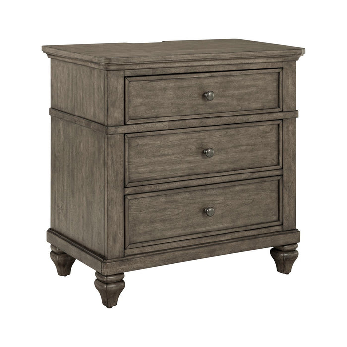 Twin Lakes - Nightstand With Charging Station – Nightstands w/ Charging Stations by Liberty Furniture at Furniture Wholesale Plus , Nashville furniture store