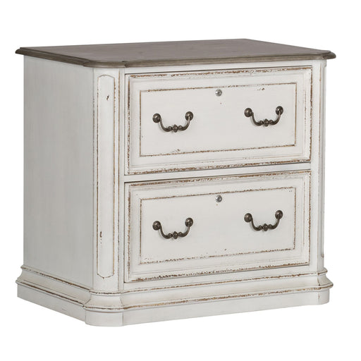 Magnolia Manor - Jr Executive Media Lateral File - Antique White – Filing Cabinets by Liberty Furniture at Furniture Wholesale Plus , Nashville furniture store