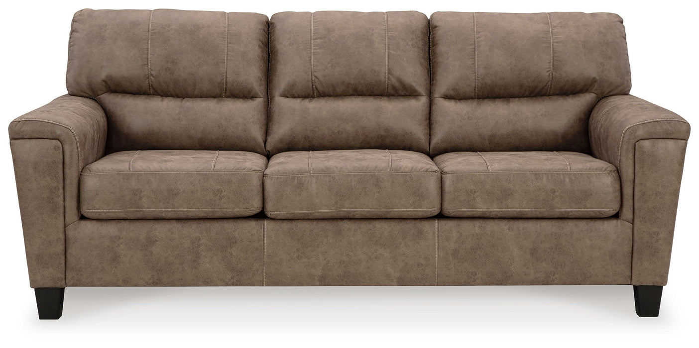 Navi - 3 Pc. - Sofa, Loveseat, Rocker Recliner - Fossil – 3 Piece Living Room Sets by Signature Design by Ashley® at Furniture Wholesale Plus , Nashville furniture store