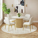 Sylvie - Round Dining Table With Faux Marble Top – Dining Tables by Elements International at Furniture Wholesale Plus , Nashville furniture store