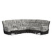 Santorini - 6 Piece Motion Sectional Set – Reclining Sectionals by Elements International at Furniture Wholesale Plus , Nashville furniture store