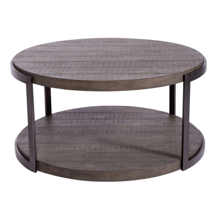 Modern View - 3 Piece Table Set - Gauntlet Gray – Table Sets by Liberty Furniture at Furniture Wholesale Plus , Nashville furniture store