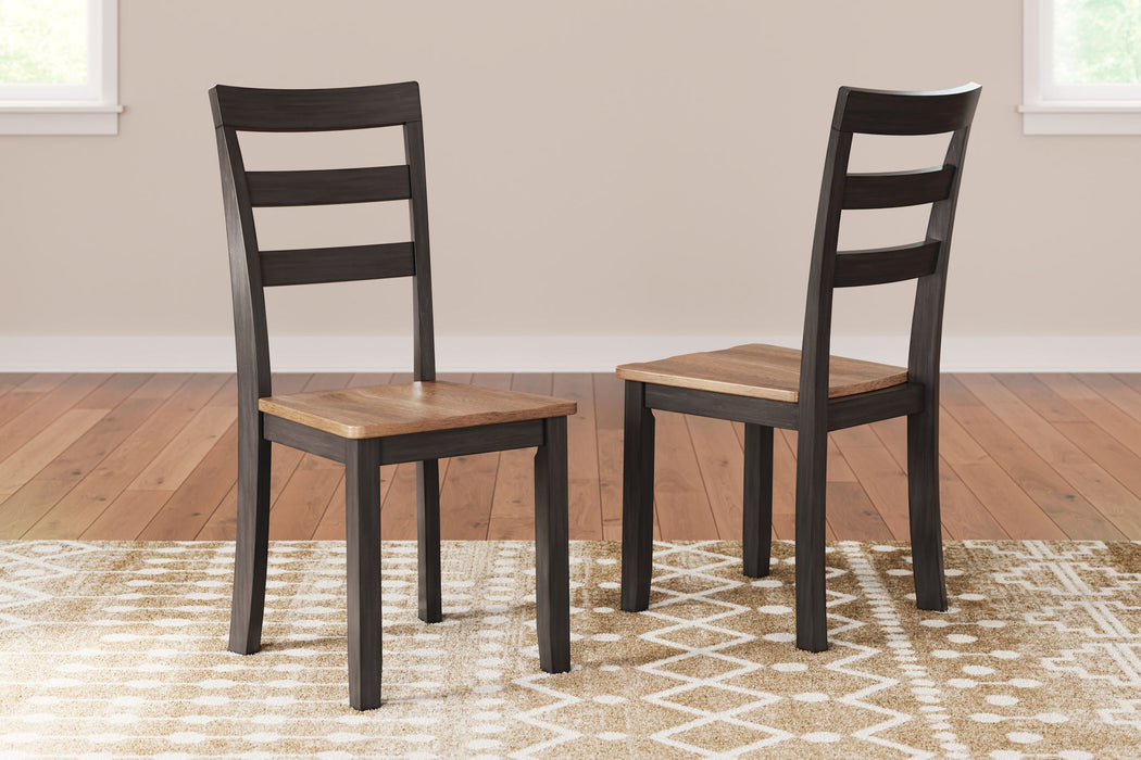 Gesthaven - Dining Room Side Chair (Set of 2) - Premium Chair Sets from Signature Design by Ashley® - Just $198! Shop now at Furniture Wholesale Plus  We are the best furniture store in Nashville, Hendersonville, Goodlettsville, Madison, Antioch, Mount Juliet, Lebanon, Gallatin, Springfield, Murfreesboro, Franklin, Brentwood