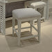 Berkley Square - Upholstered Console Stool - Linen & Khaki – Counter Height (24"-27") by Liberty Furniture at Furniture Wholesale Plus , Nashville furniture store