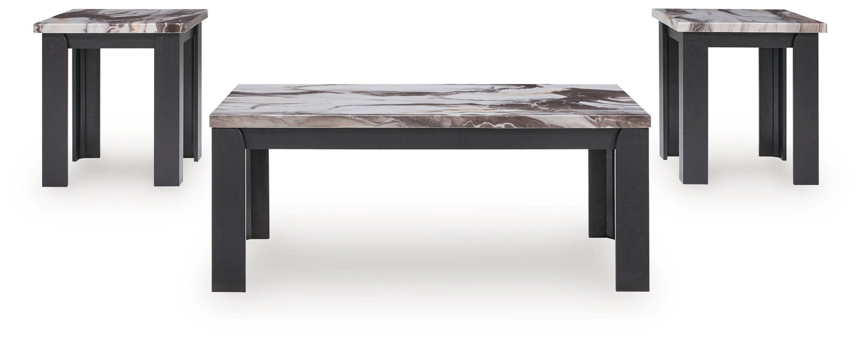 Jazmore - Occasional Table Set (Set of 3) - Dark Brown – Table Sets by Signature Design by Ashley® at Furniture Wholesale Plus , Nashville furniture store