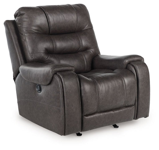 Femley - Rocker Recliner - Smoke – Rocker Chairs by Signature Design by Ashley® at Furniture Wholesale Plus , Nashville furniture store