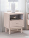 Wistenpine - One Drawer Night Stand - Blush – Nightstands by Signature Design by Ashley® at Furniture Wholesale Plus , Nashville furniture store
