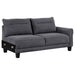 Caspian - Upholstered Curved Arm Chaise Sectional Sofa – Stationary Sectionals by Coaster Fine Furniture at Furniture Wholesale Plus , Nashville furniture store