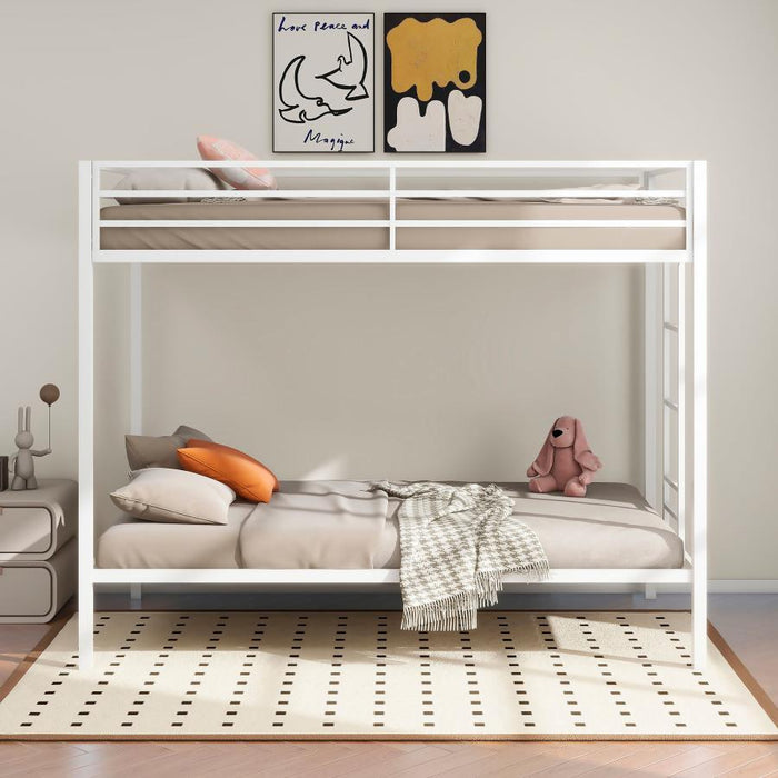Alevera - Metal Bunk Bed With Ladder – Bunk Beds by Coaster Fine Furniture at Furniture Wholesale Plus , Nashville furniture store