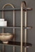 Brentmour - Bookcase - Brown / Gold Finish – Etageres by Signature Design by Ashley® at Furniture Wholesale Plus , Nashville furniture store