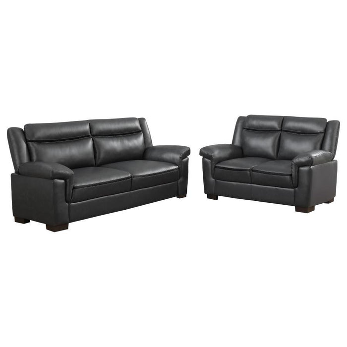 Arabella - Upholstered Padded Arm Sofa Set - Premium Stationary Sofas & Loveseats from CoasterEveryday - Just $1369! Shop now at Furniture Wholesale Plus  We are the best furniture store in Nashville, Hendersonville, Goodlettsville, Madison, Antioch, Mount Juliet, Lebanon, Gallatin, Springfield, Murfreesboro, Franklin, Brentwood