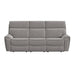 Jackpot - P1 Sofa With Heat Massage - Explore Light Gray – Reclining Sofas by Elements International at Furniture Wholesale Plus , Nashville furniture store