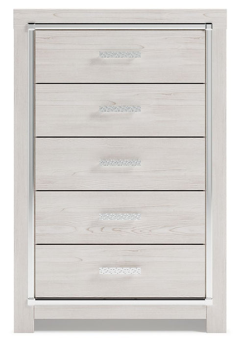 Altyra - Five Drawer Chest - White – Accent Chests by Signature Design by Ashley® at Furniture Wholesale Plus , Nashville furniture store