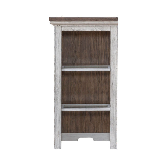 River Place - Left Pier Top - Riverstone White & Tobacco – Piers by Liberty Furniture at Furniture Wholesale Plus , Nashville furniture store