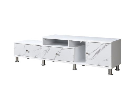 Tessa - TV Stand - White - Premium TV Stands from Crown Mark - Just $229! Shop now at Furniture Wholesale Plus  We are the best furniture store in Nashville, Hendersonville, Goodlettsville, Madison, Antioch, Mount Juliet, Lebanon, Gallatin, Springfield, Murfreesboro, Franklin, Brentwood