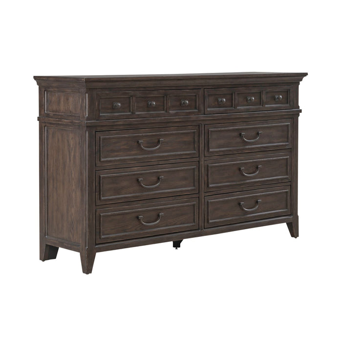 Paradise Valley - 8 Drawer Dresser - Saddle Brown – Dressers by Liberty Furniture at Furniture Wholesale Plus , Nashville furniture store