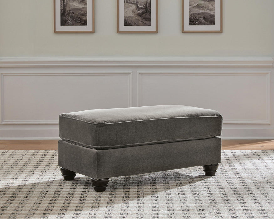 Tallow Creek - Ottoman - Shadow – Upholstered Ottomans by Signature Design by Ashley® at Furniture Wholesale Plus , Nashville furniture store
