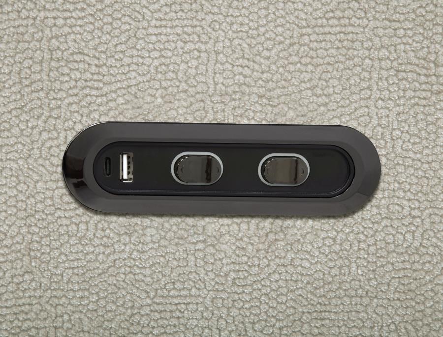 Kennett - Chenille Upholstered Power Reclining Loveseat - Ivory – Reclining Loveseats by Coaster Fine Furniture at Furniture Wholesale Plus , Nashville furniture store