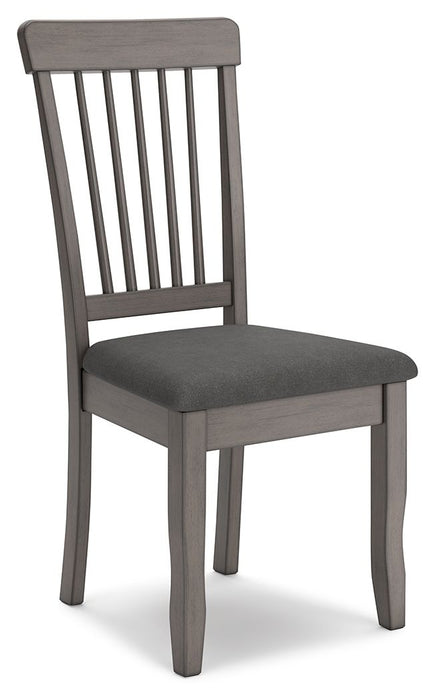 Shullden - Dining Room Side Chair (Set of 2) - Gray – Chair Sets by Signature Design by Ashley® at Furniture Wholesale Plus , Nashville furniture store