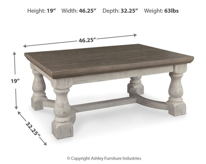 Havalance - Rectangular Cocktail Table - Gray / White – Cocktail Tables by Signature Design by Ashley® at Furniture Wholesale Plus , Nashville furniture store