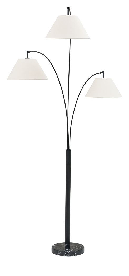 Gibbswellner - Metal Arc Lamp - Black – Floor Lamps by Signature Design by Ashley® at Furniture Wholesale Plus , Nashville furniture store