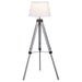 Dayton - Empire Shade Metal Tripod Floor Lamp - Gray – Floor Lamps by Coaster Fine Furniture at Furniture Wholesale Plus , Nashville furniture store