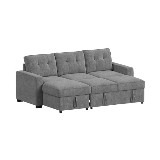 Homer - 2 Piece Sectional - Clementine Gray – Sleeper Sectionals by Elements International at Furniture Wholesale Plus , Nashville furniture store