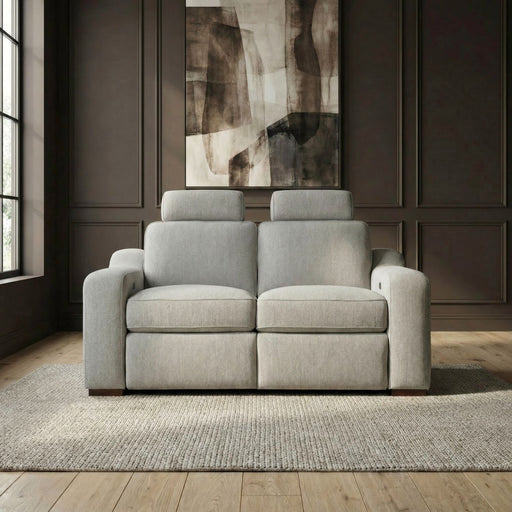 Archer - Loveseat With Power Footrest & ZW - Hampstead Dove – Reclining Loveseats by Liberty Furniture at Furniture Wholesale Plus , Nashville furniture store