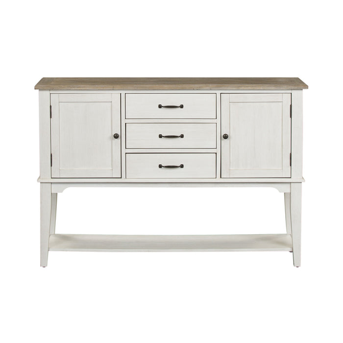 Summerville - Server - Soft White Wash / Wirebrushed Gray – Servers by Liberty Furniture at Furniture Wholesale Plus , Nashville furniture store
