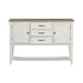 Summerville - Server - Soft White Wash / Wirebrushed Gray – Servers by Liberty Furniture at Furniture Wholesale Plus , Nashville furniture store