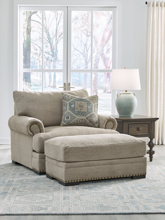 Galemore - Living Room Set - Premium Stationary Chair & Ottoman from Benchcraft® - Just $998! Shop now at Furniture Wholesale Plus  We are the best furniture store in Nashville, Hendersonville, Goodlettsville, Madison, Antioch, Mount Juliet, Lebanon, Gallatin, Springfield, Murfreesboro, Franklin, Brentwood