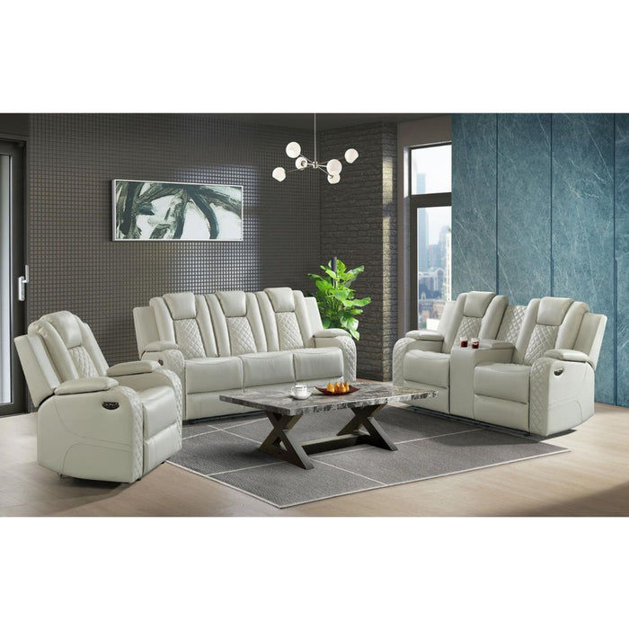 Carlo - Power Motion Sofa With Power Headrest, Dropdown Table, Power Strip, LED And Reading Light – Reclining Sofas by Elements International at Furniture Wholesale Plus , Nashville furniture store