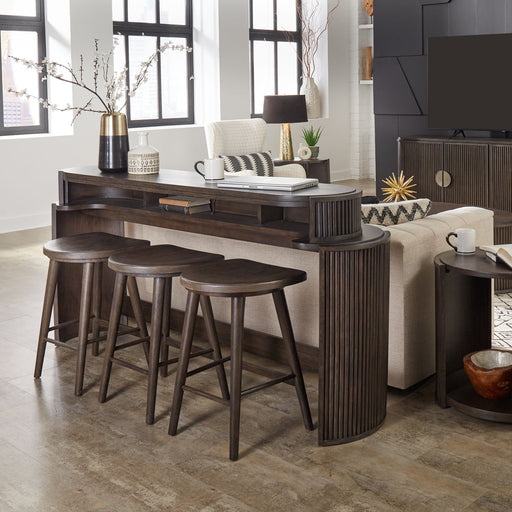 City View - Console Stool - Coffee Bean – Counter Height (24"-27") by Liberty Furniture at Furniture Wholesale Plus , Nashville furniture store