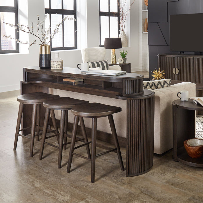 City View - Console Bar Table - Coffee Bean – Console Tables by Liberty Furniture at Furniture Wholesale Plus , Nashville furniture store